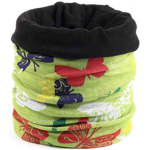 Finmark CHILDREN’S MULTIFUNCTIONAL SCARF WITH FLEECE Dětský multifunkční šátek s fleecem , velikost UNI