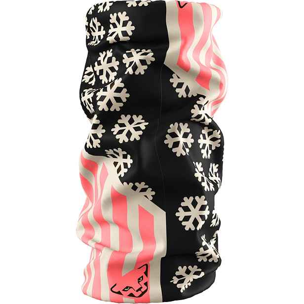 Nákrčník Dynafit Graphic Neck Gaiter overcast Barva: / krémová / korálová, Velikost: UNI