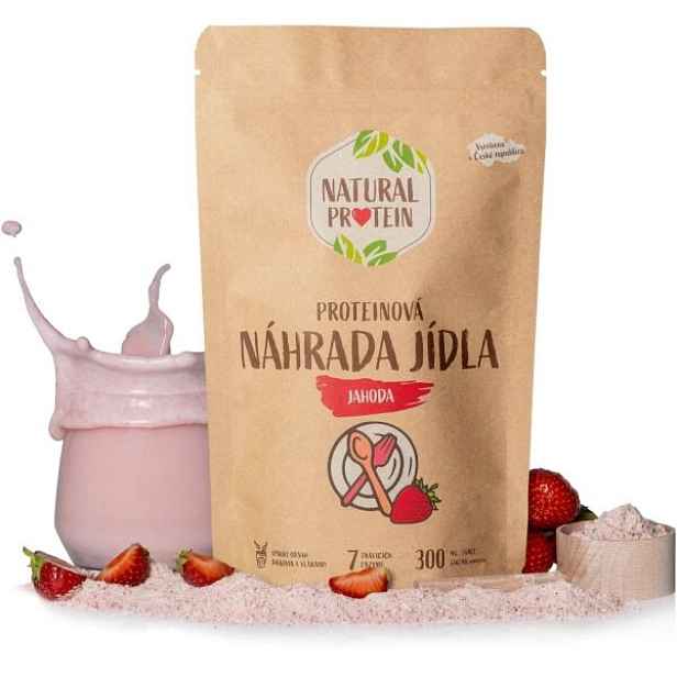 NATURAL PROTEIN NÁHRADA JÍDLA JAHODA 350 G Doplněk stravy , G