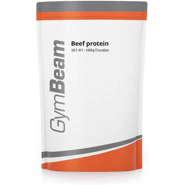 GymBeam BEEF PROTEIN - 1000 G - SLANÝ KARAMEL Hovězí protein , KG