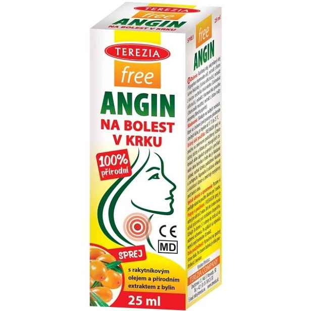 TEREZIA FREEANGIN 25 ML Sprej na bolest v krku