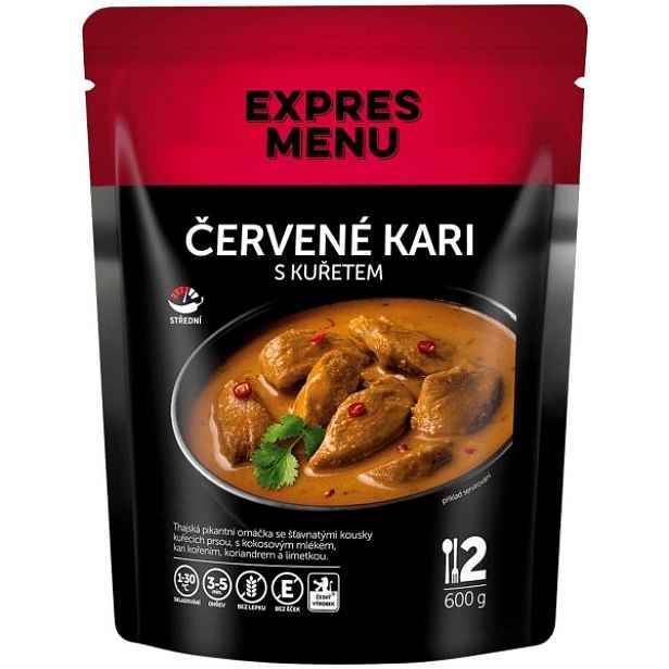 EXPRES MENU KARI KUŘETEM - 2 PORCE Hotové jídlo