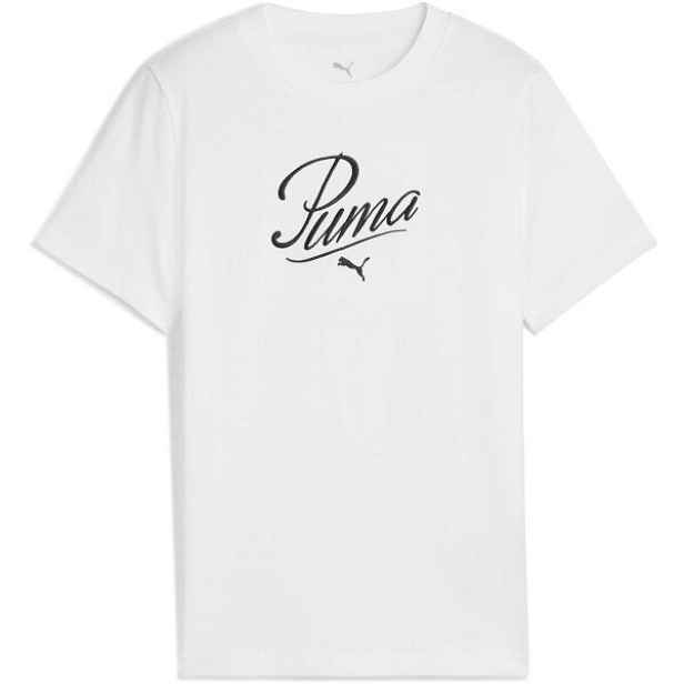 Puma ESSENTIALS SCRIPT TEE G Dívčí triko