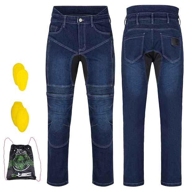 Pánské moto jeansy W-TEC Biterillo Evo prodloužená délka