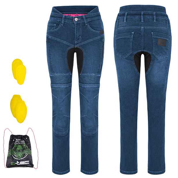 Dámské moto jeansy W-TEC Biterilla Eva Lady prodloužená délka