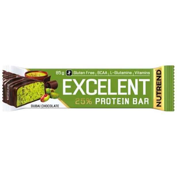 Nutrend EXCELENT PROTEIN BAR 85 G DUBAJSKÁ ČOKOLÁDA Proteinová tyčinka