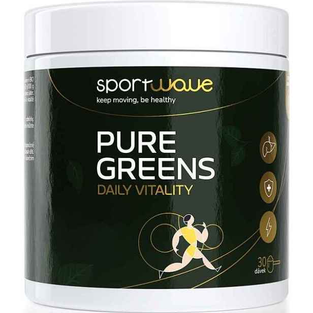 SPORT WAVE PURE GREENS DAILY VITALITY 300 G Směs superpotravin , G