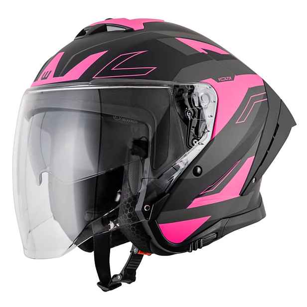 Moto přilba W-TEC Voltik Shockrose (53-54)