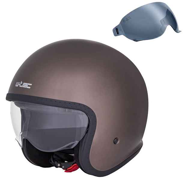 Moto přilba W-TEC Valkorne Marron deep coffee (53-54)