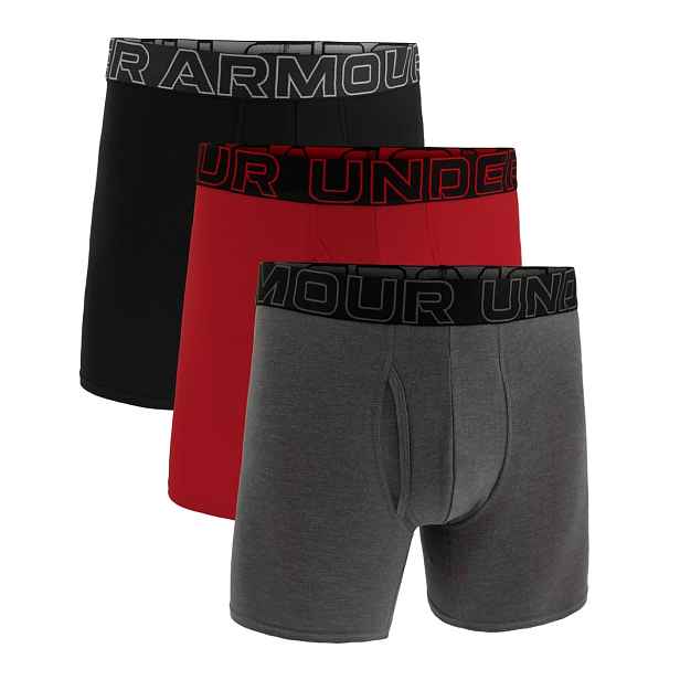 Under Armour Pánské boxerky Perf Cotton 6in 3Pack