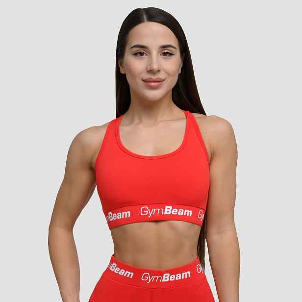 GymBeam Sportovní podprsenka Simple Rouge