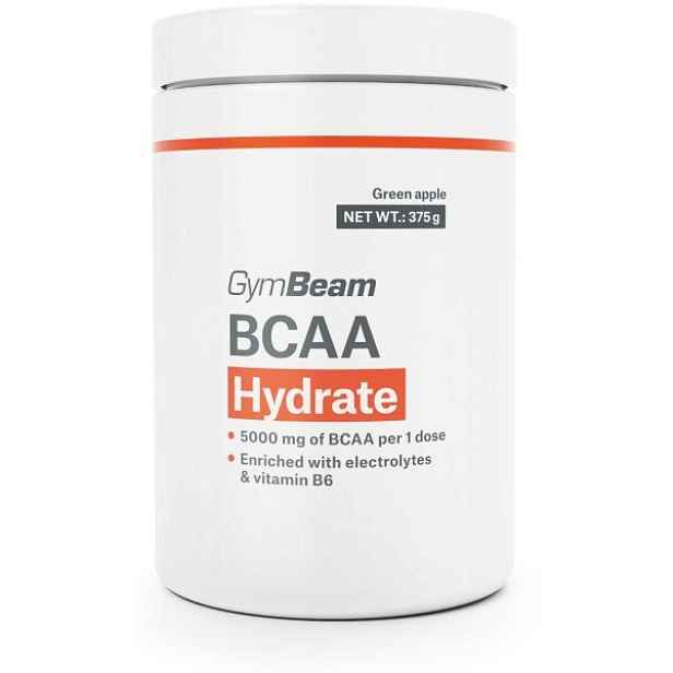 GymBeam BCAA HYDRATE 375 G JABLKO Doplněk stravy , G