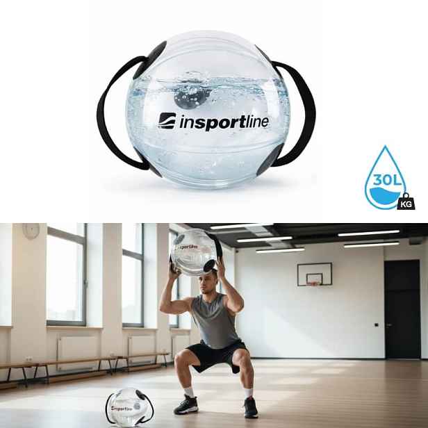 Vodní posilovací míč inSPORTline Flowball cm / max. 30 kg