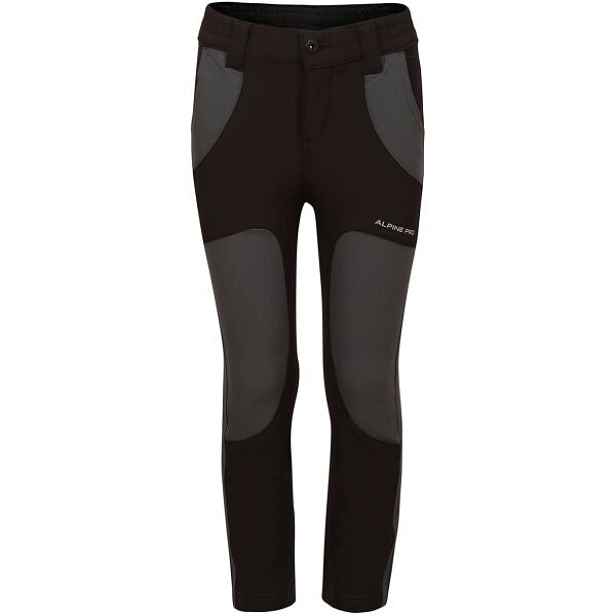 ALPINE PRO BRENO Dětské softshellové kalhoty -122