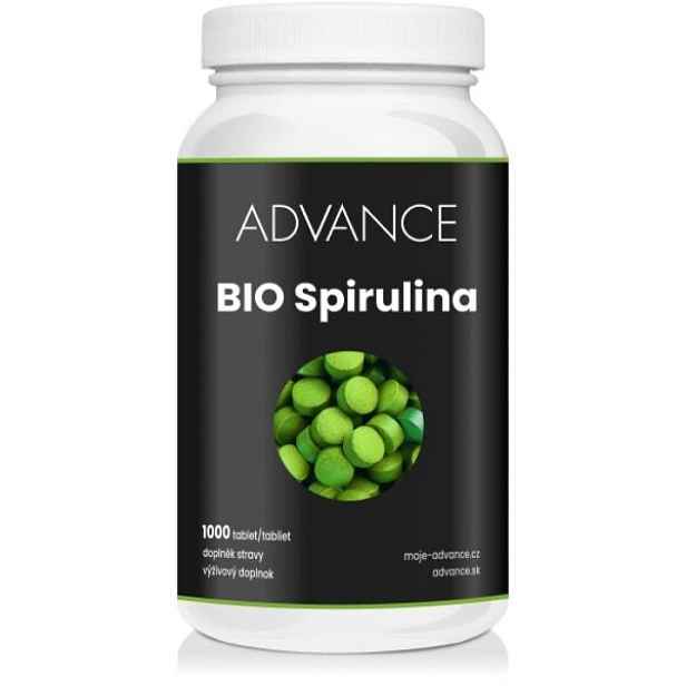 ADVANCE NUTRACEUTICS SPIRULINA BIO 1000 TABLET Doplněk stravy