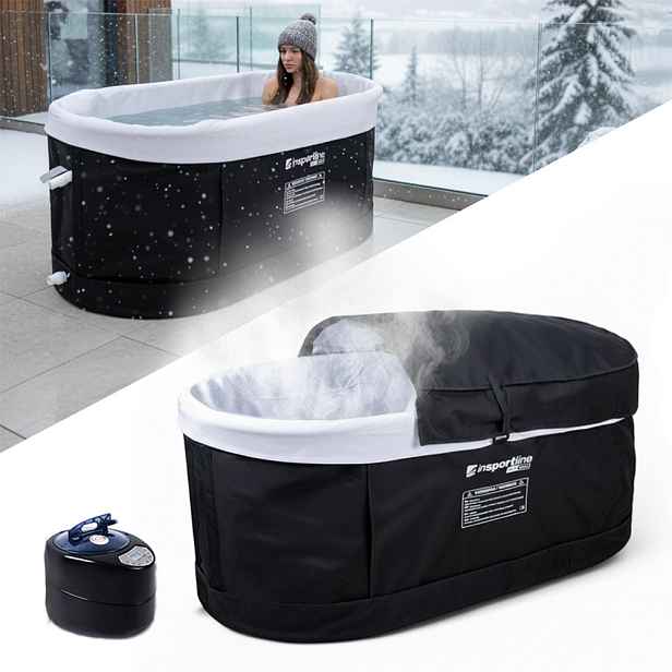 Přenosná otužovací vana inSPORTline FrostPeace 380 l s napařovacím systémem