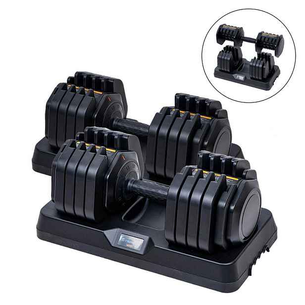 Sada nastavitelných jednoručních činek inSPORTline DuraBell® 2x 5- kg