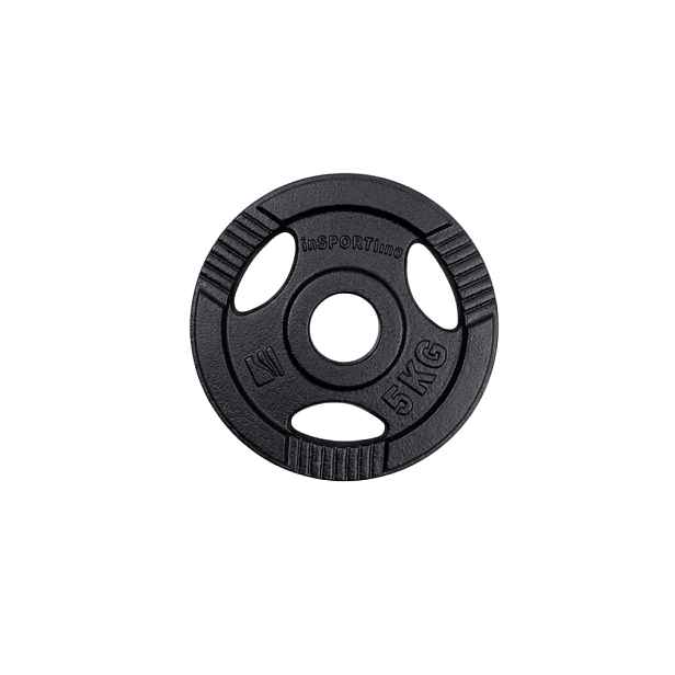 Litinový olympijský kotouč inSPORTline Hamerton 5 kg 50 mm