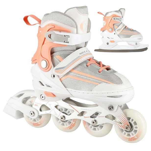 Brusle NILS Extreme NH18190 2v1 bílo- L( - )