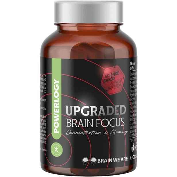 POWERLOGY UPGRADED BRAIN FOCUS 60 CPS Podpora soustředění