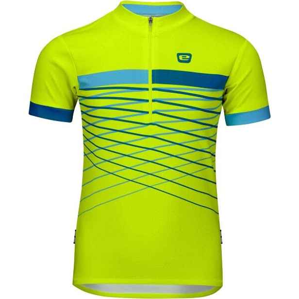 Etape LUCKY Dětský cyklistický dres, reflexní neon -170