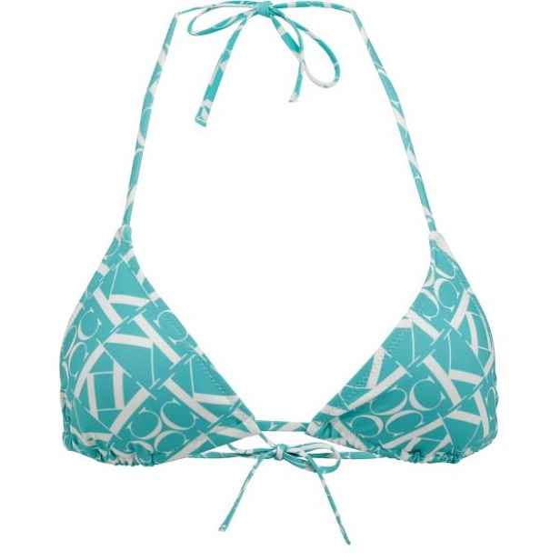 Calvin Klein TRIANGLE-RP-PRINT Dámský vrchní díl plavek