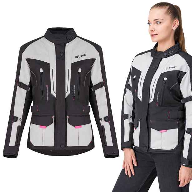 Dámská moto bunda W-TEC Xenia CE černo