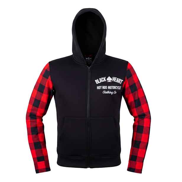 Moto mikina W-TEC Heart Ramforge červeno