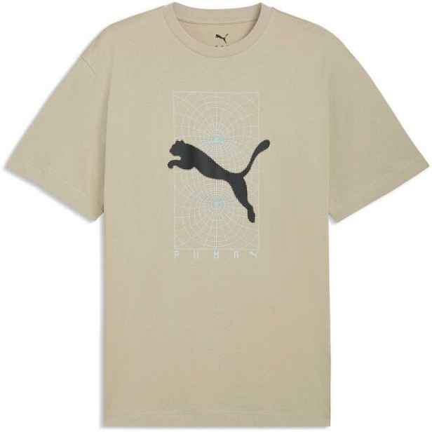Puma TECH RELAXED GRAPHIC TEE Pánské tričko