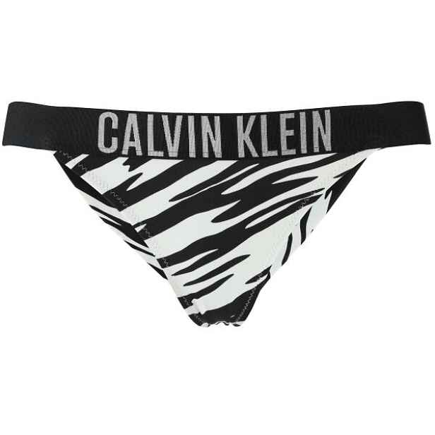 Calvin Klein INTENSE POWER-BRAZILIAN-PRINT Dámské plavkové kalhotky