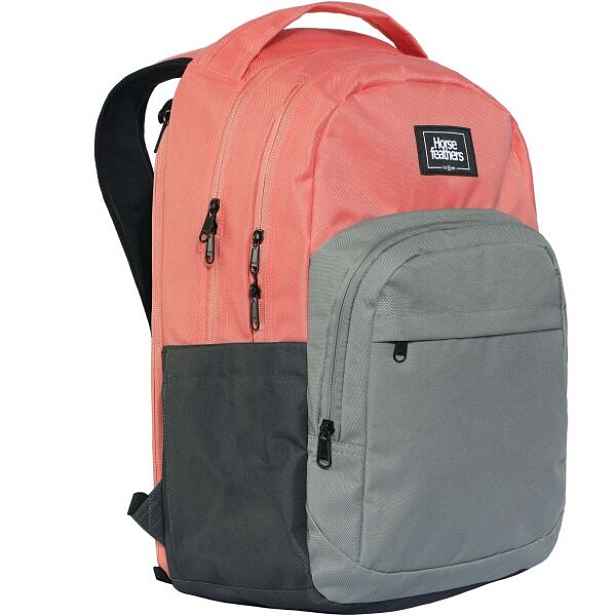 Horsefeathers CLOUT PACK Městský batoh, lososová