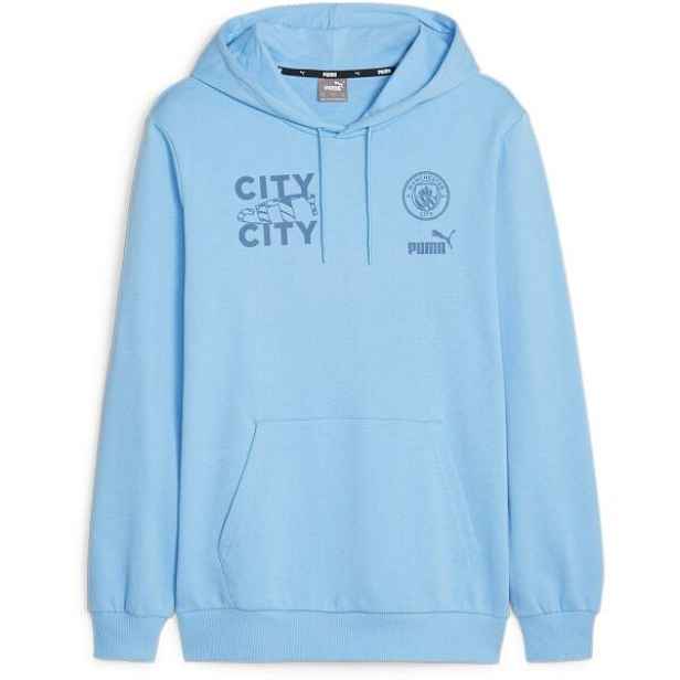 Puma MANCHESTER FOOTBALLCORE GRAPHIC HOODIE Pánská mikina
