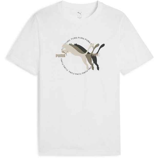 Puma GRAPHIC MULTIPLE CAT LOGO TEE Pánské triko