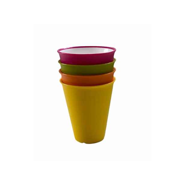 Omada Sanaliving Trumblers Set 4x 0,2l mix barev Sada kelímeků