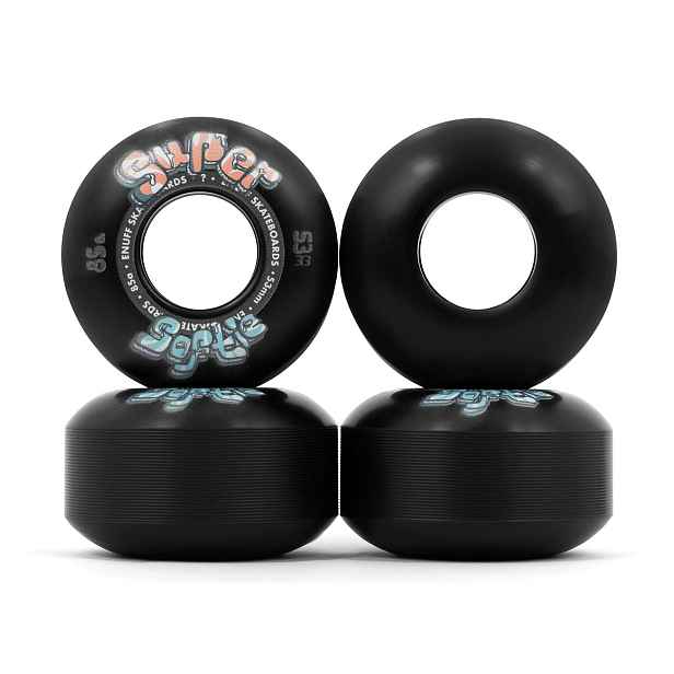 Enuff - Super Softie 53/55/58 mm - 85a - kolečka (sada 4ks) Průměr koleček: 55 mm