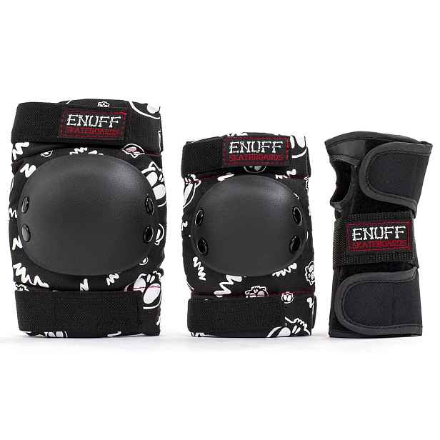 Enuff - Skull Junior Ramp Pad Set - Dětská sada chráničů Velikost: