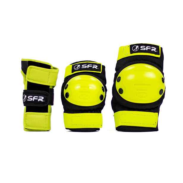 SFR - Dětská sada chráničů - Youth Ramp Triple Pad Set /Lime Velikost: