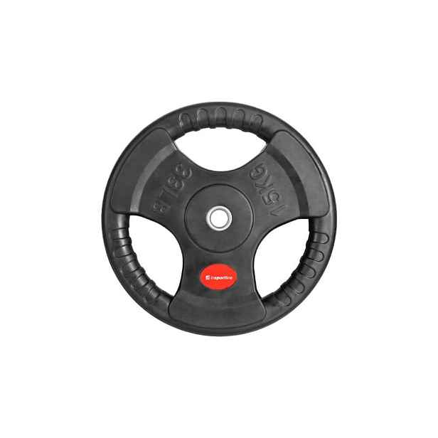 Pogumovaný olympijský kotouč inSPORTline Graton OL 15 kg 50 mm