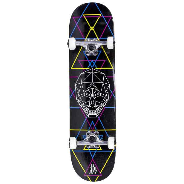 Enuff - Geo Skull CMYK 8" - skateboard