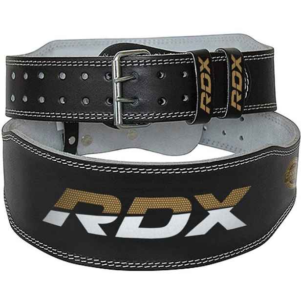 RDX Sports Fitness opasek 6“ Leather