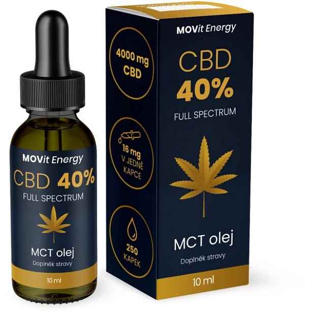 MOVIT ENERGY MOVIT CBD % FULL SPECTRUM MCT OLEJ 10 ML Doplněk stravy