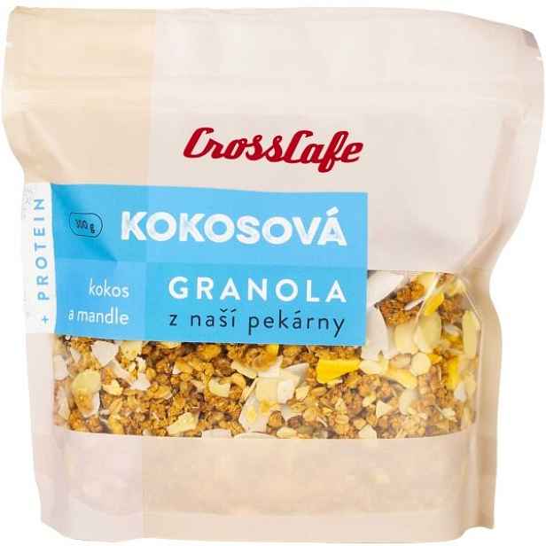 CROSSCAFE GRANOLA KOKOS 300 G Snídaňová granola