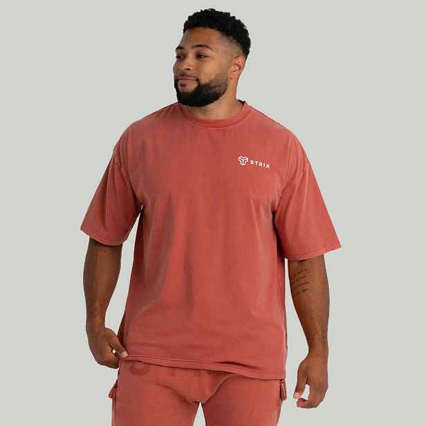STRIX Oversized Tee Washed Terra