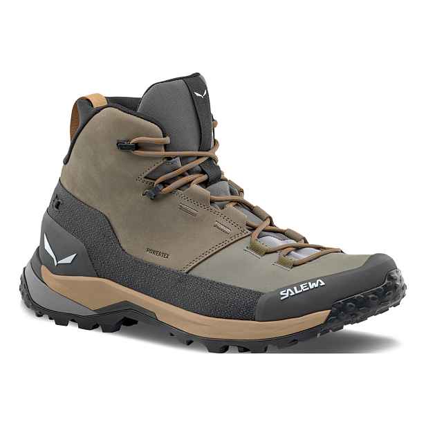 Salewa Puez Leather mid PTX , Bungee Cord/Onyx Pánské trekové boty