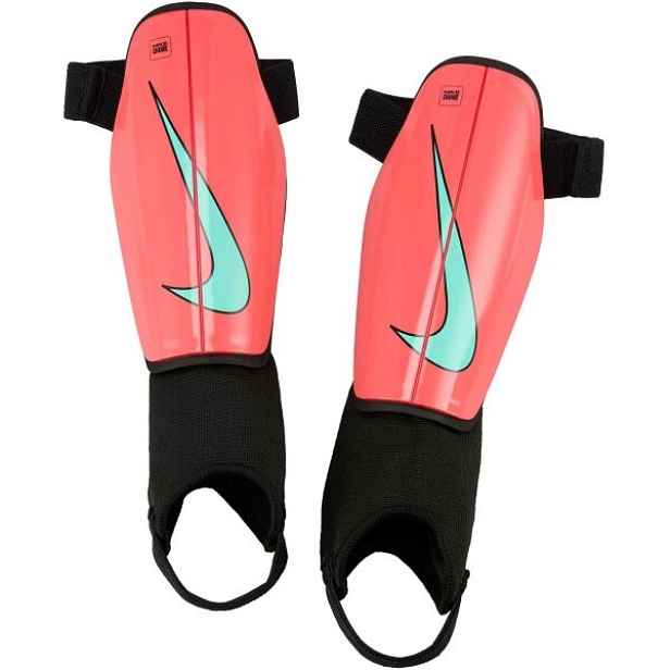 Nike CHARGE Dětské fotbalové chrániče, lososová