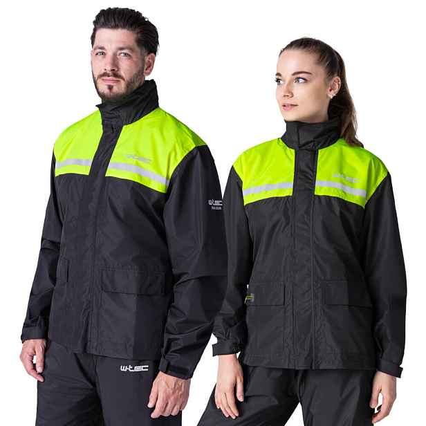 Moto pláštěnka W-TEC Rinstop -fluo