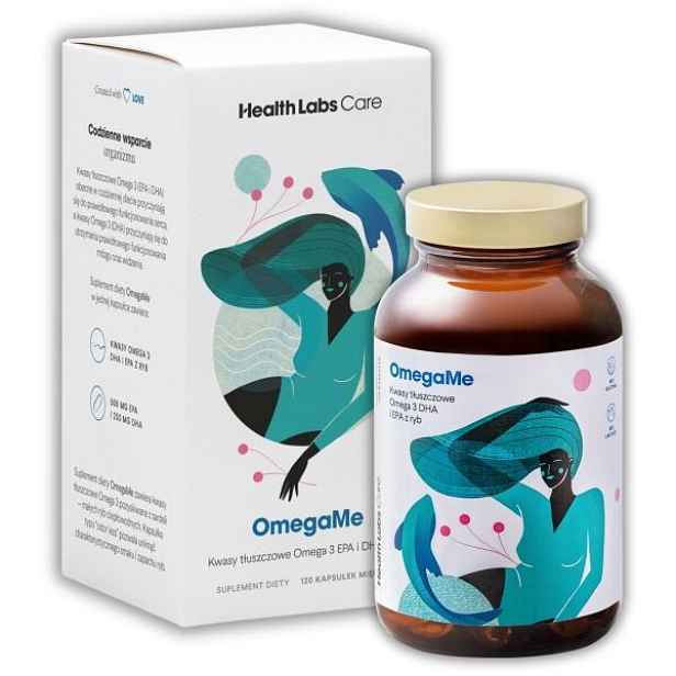 HEALTH LABS OMEGA ME - OMEGA 3, 60 KAPSLÍ Doplněk stravy