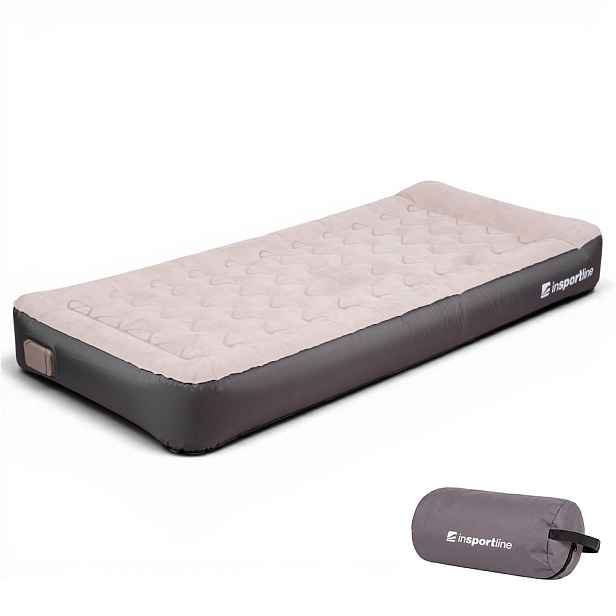 Jednolůžková nafukovací matrace inSPORTline Valkon 197x90x22 cm s vestavěnou elektrickou pumpou