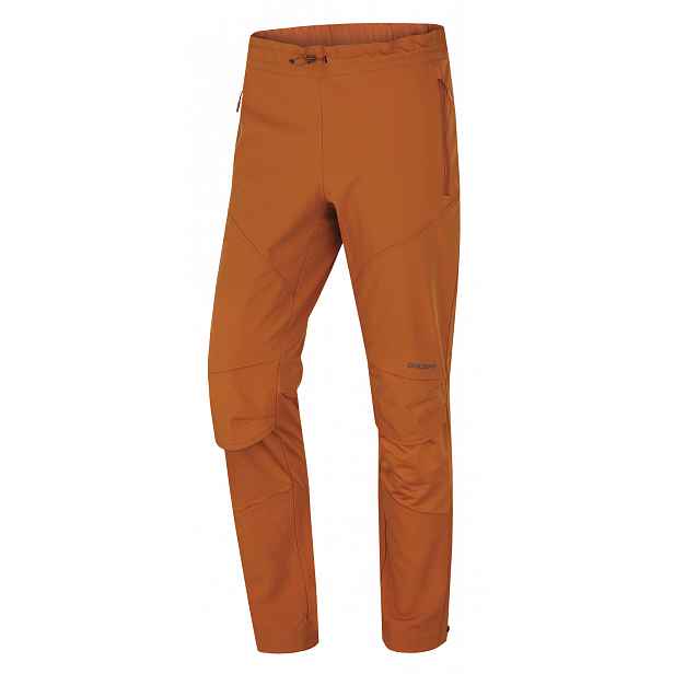 Husky Kulau , mustard Pánské softshellové kalhoty