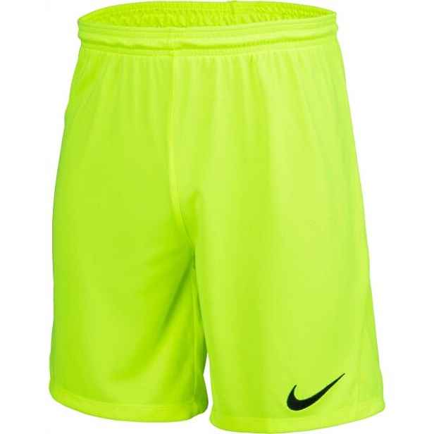 Nike DRI-FIT PARK 3 Pánské kraťasy, reflexní neon